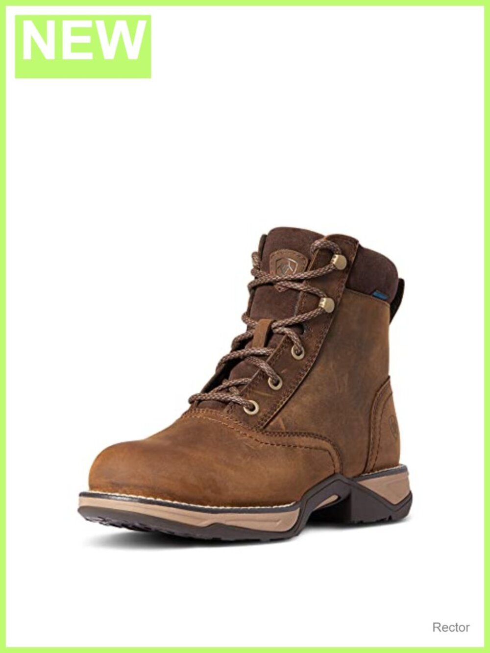 Ariat Women's Anthem Round Toe Lacer Waterproof Leather Boot